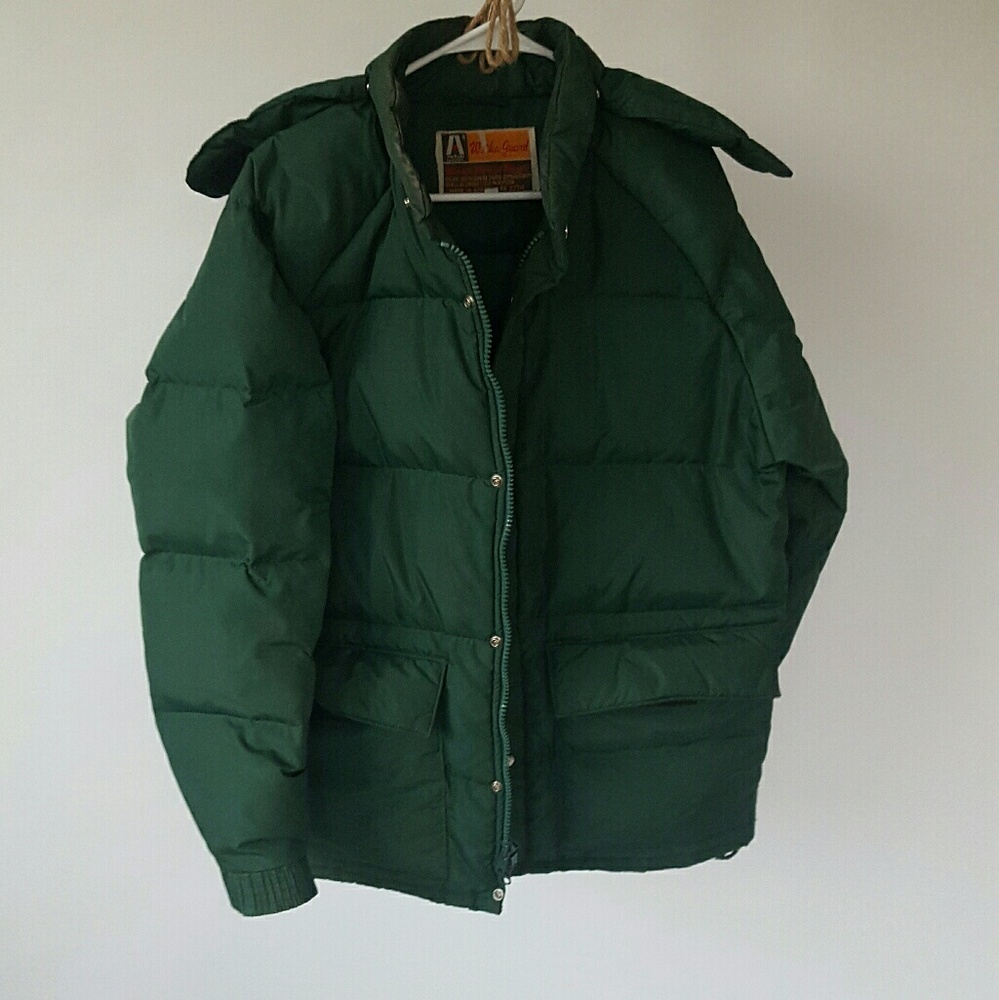 Vtg 70s Wetha Guard Puffer Jacket